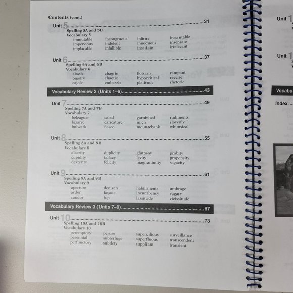 2/$15 ABeka Teacher Vocabulary Spelling V Language Series Homeschool Grade 11 - Picture 6 of 8